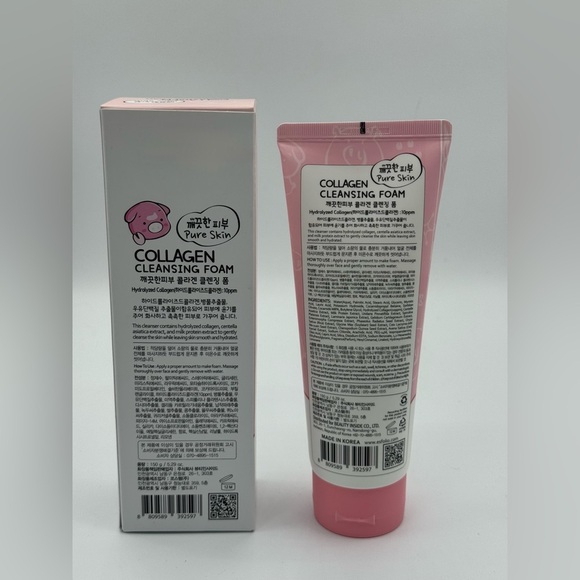 3 Pack Esfolio Vitamin  C, Hydraulic Acid With Peach, Collagen Foaming Cleansers - Picture 9 of 10